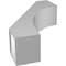 Ekena Millwork 5 1/2-in. W x 16-in. D x 24-in. H Westlake Architectural Grade PVC Knee Brace BRCP055X16X24WTL - alternate 5